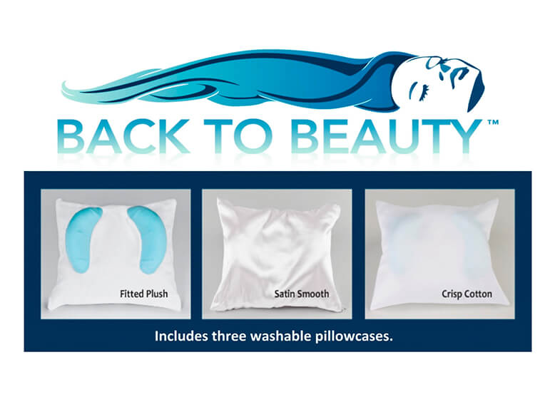 Back to Beauty - Includes three washable pillowcases.