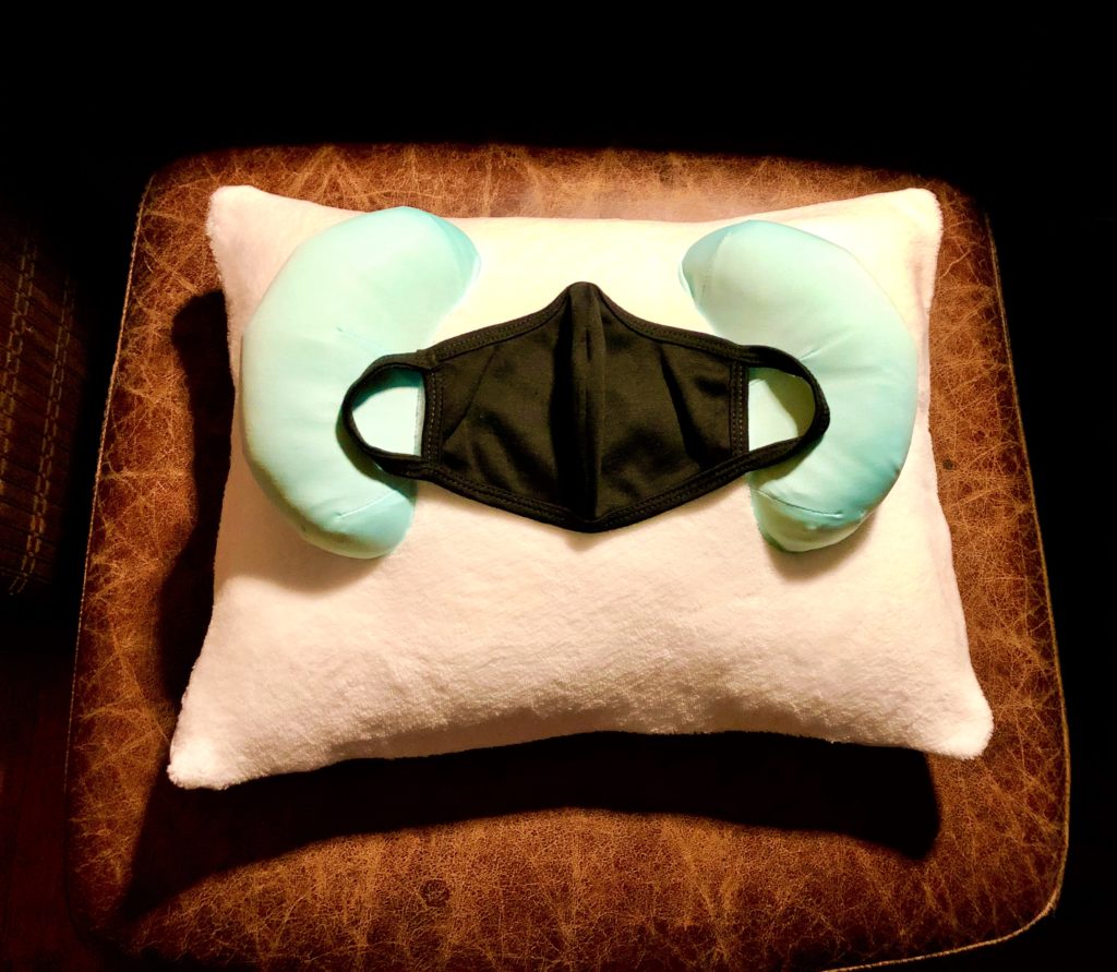 Minimize the impact on your wrinkles from wearing a face mask with the best wrinkle prevention beauty sleep pillow Back to Beauty Anti Wrinkle Head Cradle. 